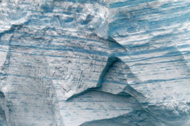 Antarktika - şekiller ve buzdağları - son derece portre dokular