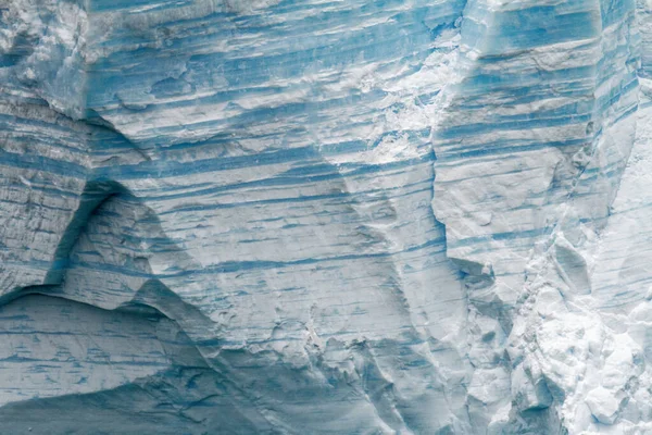 Antarktyda Kształty Tekstury Gór Lodowych Bardzo Zbliżenie — Zdjęcie stockowe