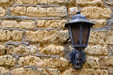 Old Town Lantern - Cotswold village of Bourton on the Water, Gloucestershire, England, United Kingdom. 25th of May 2015