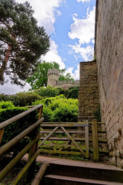 Warwick Castle Middeleeuws Kasteel Warwick Warwickshire Engeland Verenigd Koninkrijk Gebouwd — Stockfoto