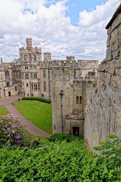 Warwick Castle Middeleeuws Kasteel Warwick Warwickshire Engeland Verenigd Koninkrijk Gebouwd — Stockfoto