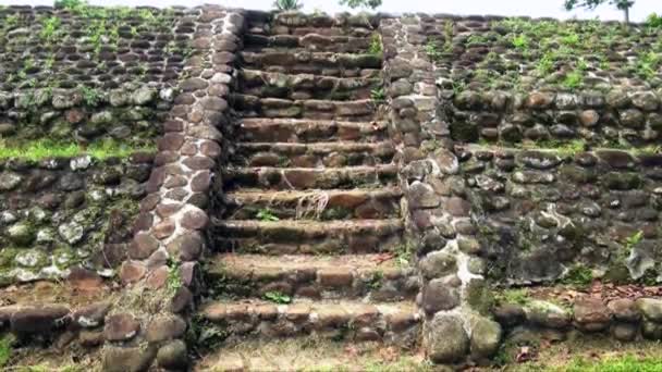 Izapa Mexico State Chiapasis Вересня 2013 Дуже Велика Археологічна Ділянка — стокове відео