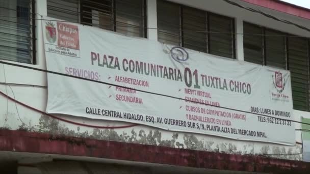 Street Market Tapachula Mexico State Chiapasis 10Th September 2013 — Stock Video