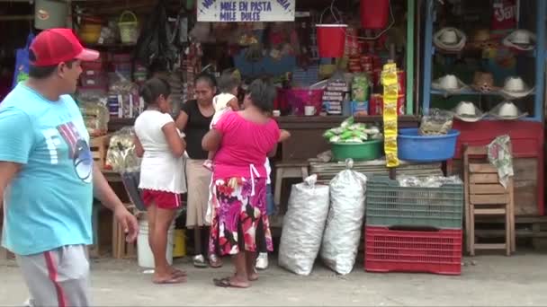 Street Market Tapachula Mexico State Chiapasis 10Th September 2013 — 图库视频影像