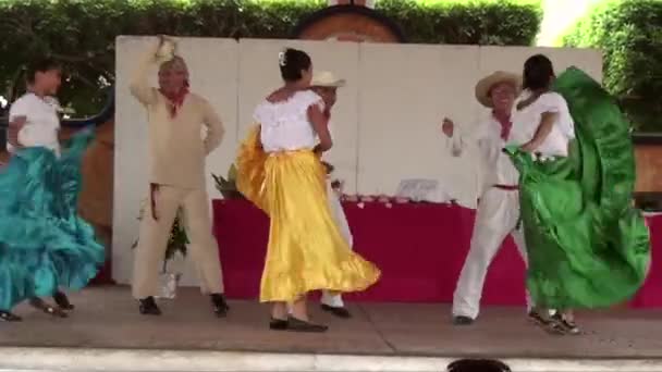 Mexican Artistic Show Tapachula Mexico State Chiapasis 10Th September 2013 — Stockvideo