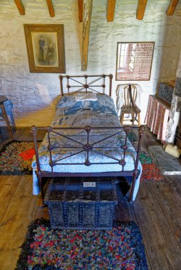 United Kingdom, South West England, Cornwall, Tintagel - Inside The medieval hall-house of 14th century - The Old Post Office. 12th of August, 2022