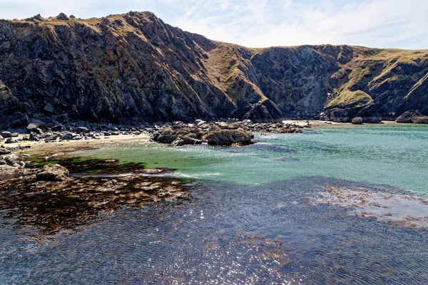 Ιστορικό Λιμάνι Στο Mullion Cove Στο Mounts Bay Cornwall Αγγλία — Φωτογραφία Αρχείου