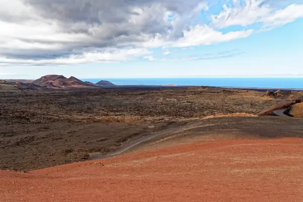 Landskap Nationalparken Timanfaya Lanzarote Kanarieöarna Spanien September 2022 — Stockfoto