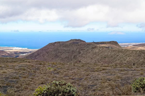 Národní Park Timanfaya Lanzarote Kanárské Ostrovy Španělsko Září 2022 — Stock fotografie