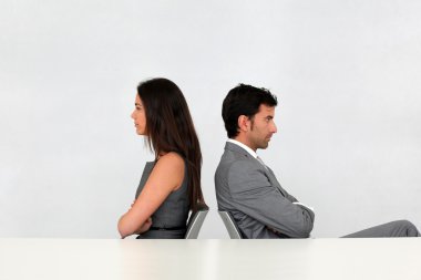 birbirlerine üzgün olmanın iş ortakları