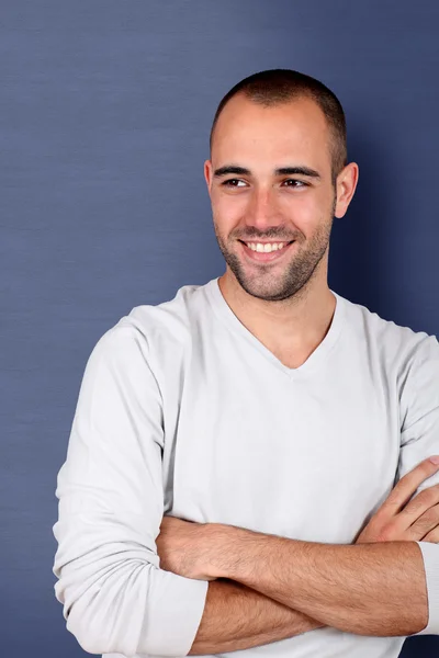 Sorrindo homem bonito — Fotografia de Stock