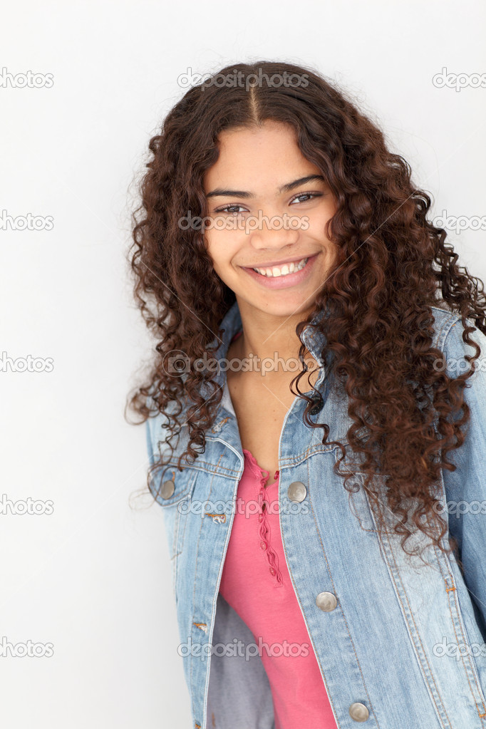 Portrait of smiling teenager