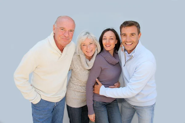 Glückliches Familienporträt — Stockfoto