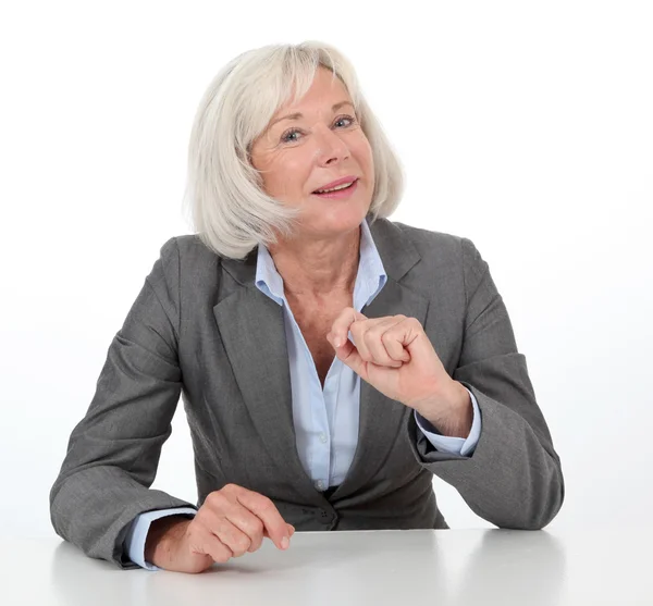 Retrato de mulher de negócios — Fotografia de Stock