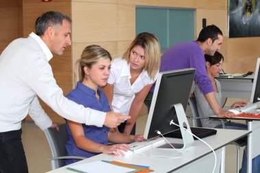 Ofis çalışanları iş eğitim