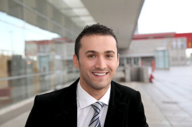iş seyahat genç işadamı