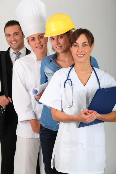 Group of workers — Stock Photo, Image