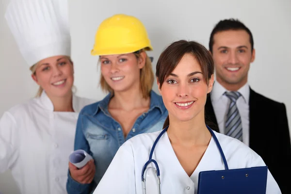 Group of workers — Stock Photo, Image