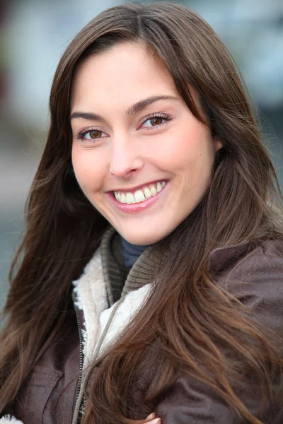 Closeup of beautiful woman — Stock Photo, Image