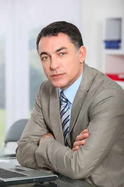 Closeup of businessman in the office — Stock Photo, Image