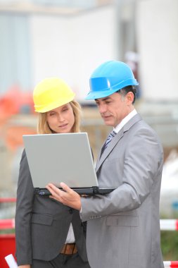 Business on construction site