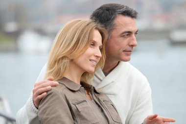 portre rahat bir çift