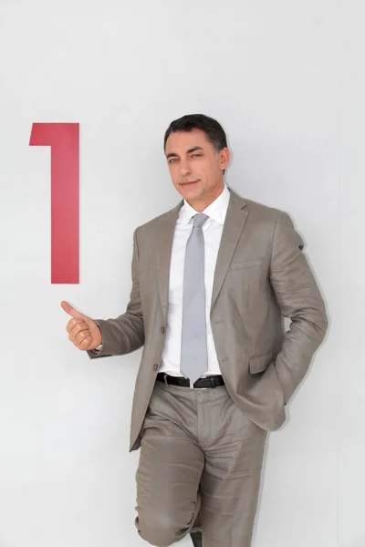 Uomo d'affari di successo — Foto Stock