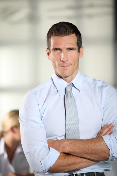 Businessman working in the office — Stock Photo, Image