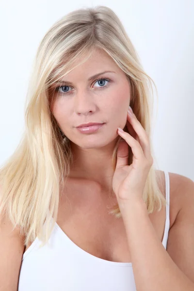 Beautiful blond woman — Stock Photo, Image