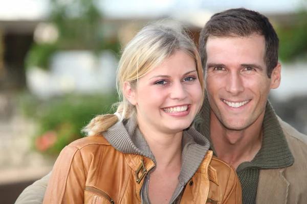 First date in autumn — Stock Photo, Image