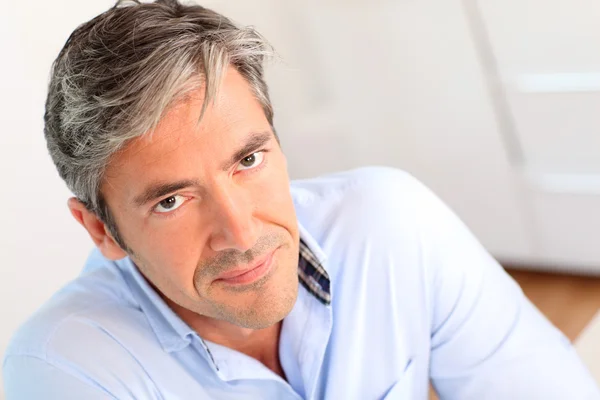 Portrait of handsome 40-year-old man — Stock Photo, Image