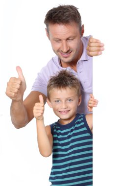 küçük boy gösteren ileti adamla closeup