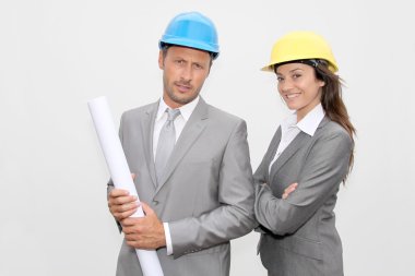 iş güvenlik kask ile