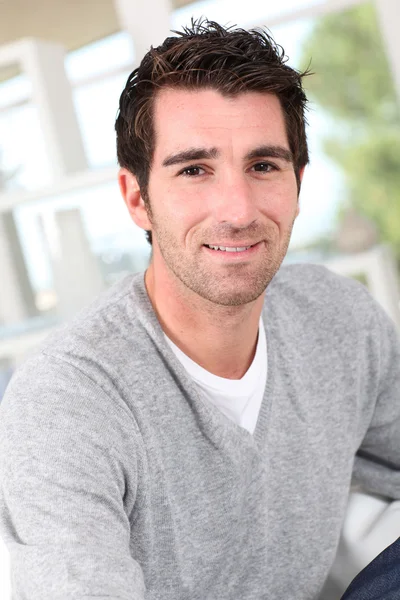 Portrait of smiling relaxed man — Stock Photo, Image