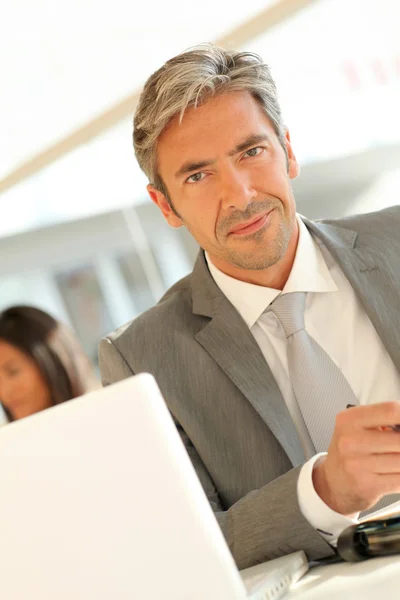 Portrait of businessman at work — Stock Photo, Image