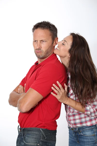 Ehepaar in schlechter Stimmung — Stockfoto