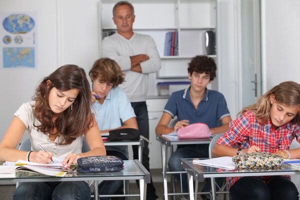 Group of students in classroom