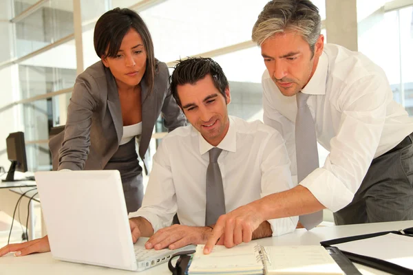 Sales team having business presentation in office Stock Photo