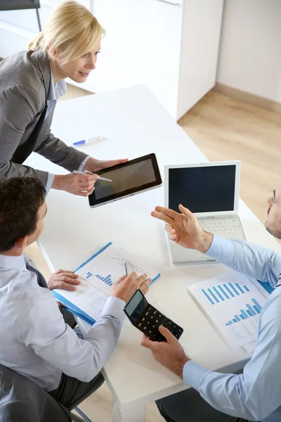 Executive woman making business presentation — Stock Photo, Image