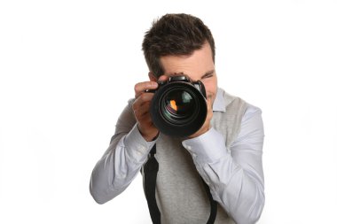 fotoğrafçı holding dijital kamera