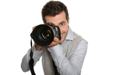fotoğrafçı holding dijital kamera