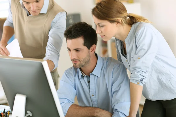 Collega in office — Stockfoto