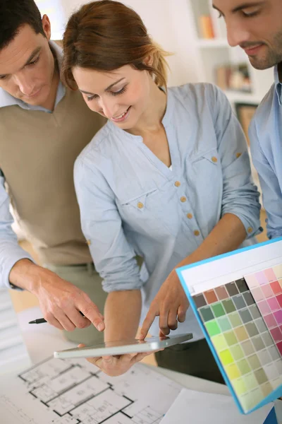 Architects working in office — Stock Photo, Image