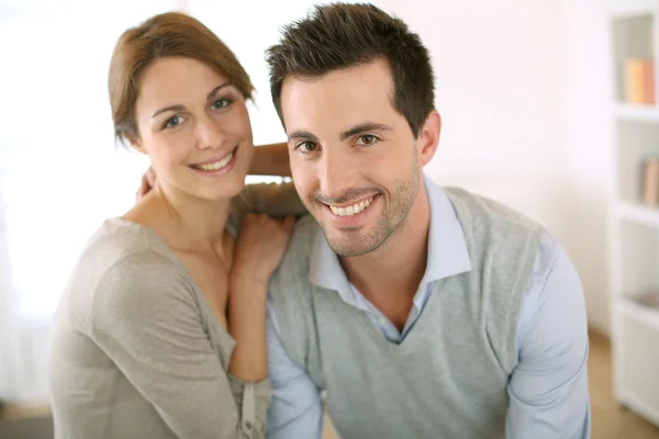 Smiling loving couple Stock Photo