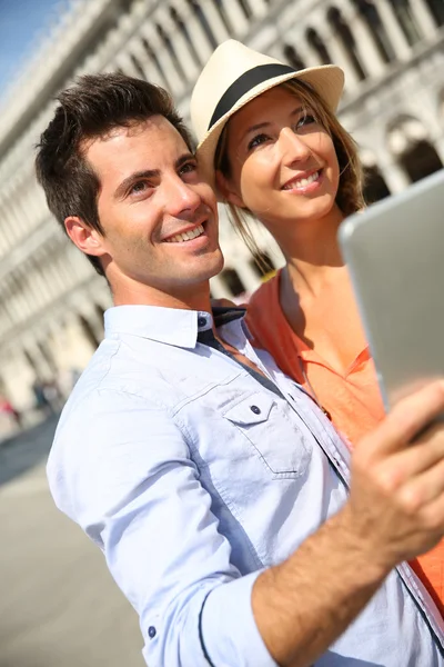 Casal em Veneza — Fotografia de Stock