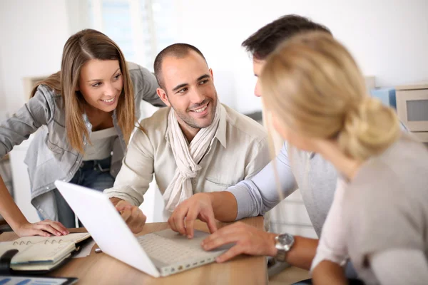 Young people in business meeting — Stock Photo, Image