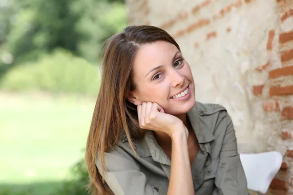 Woman relaxing on week-end — Stock Photo, Image