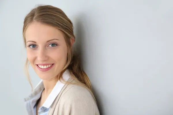 Beautiful blond girl — Stock Photo, Image