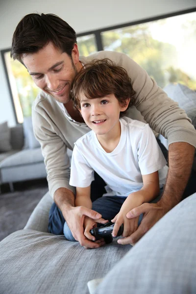 Çocuk ile baba — Stok fotoğraf
