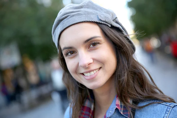 Mujer sonriente — Foto de Stock